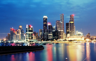 Singapore night light