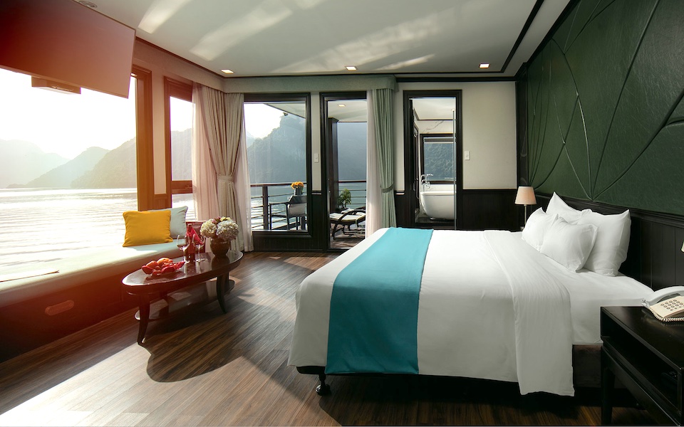 Bedroon on board the Cruise